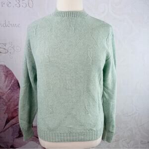 Jentzen Vintage Mint Green Sweater Size Large
